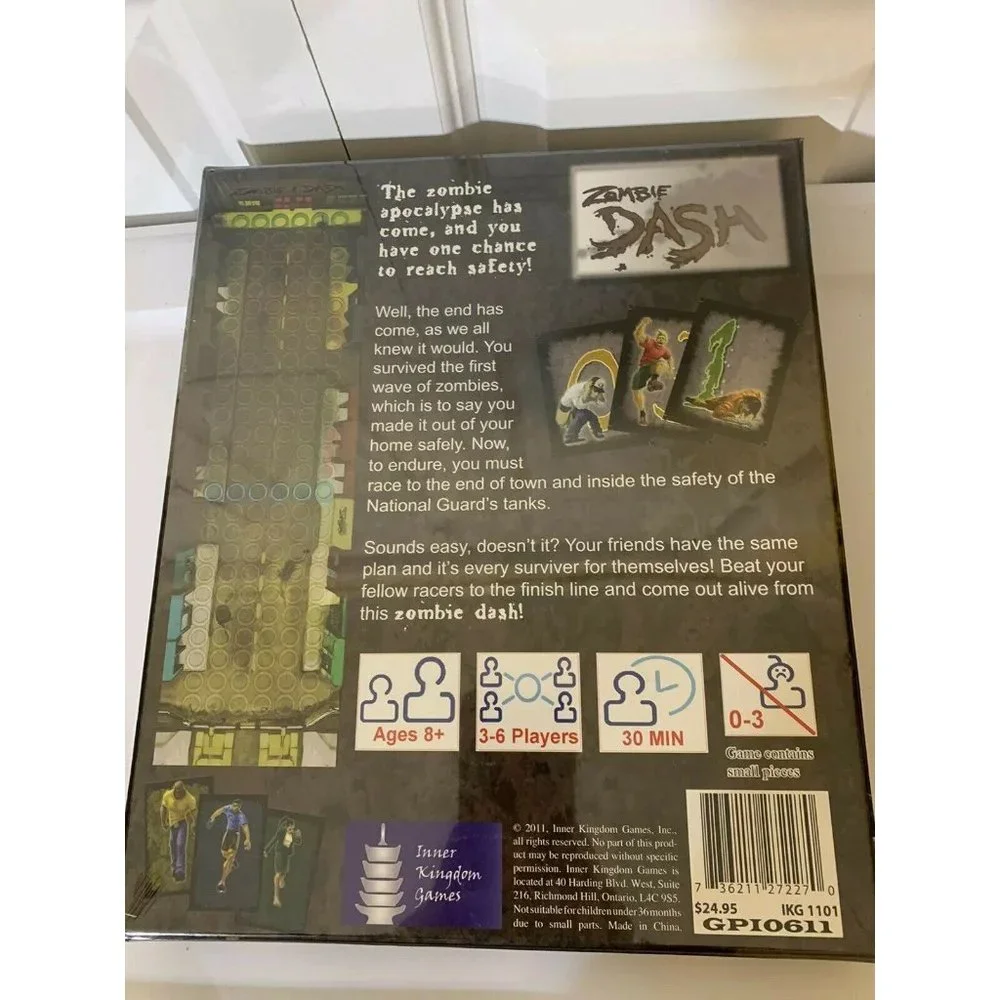 New Zombie Dash Inner Kingdom Games IKG 1101 / GPI0611 Brand New‎ Sealed